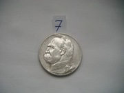 POLSKA MONETA 5 zł  1936 r. JÓZEF PIŁSUDSKI (SREBRO )