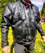 Kurtka SKÓRA motocyklowa XL uszanowana