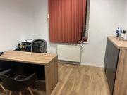 Meble biurko narożne z komodą