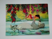 Bajka, animacja KSIĘGA DŻUNGLI - Disney - pocztówka trójwymiarowa 3D