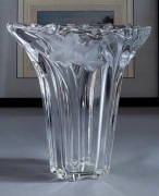 Mikasa Walther Glass Kryształ Pb 24.Wazon liście. 