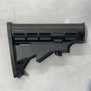 Kolba AR-15 AR-10 Mil-Spec, Czarna Lekka – Regulowana