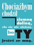 PLAKAT CHRZEŚCIJAŃSKI CYTAT PISMO ŚWIĘTE 30X40 CM