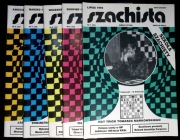 Szachista - miesięcznik - 5 numerów 1993/1994