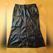 PABIA Długa, czarna, rozszerzana spódnica 44