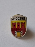 Herb miasta Chodzież przypinka pin odznaka wpinka