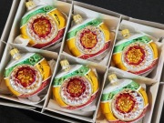 Bombki choinkowe szklane reflektory ozdoby na choinkę retro styl jak prl 