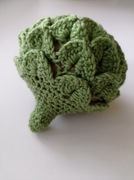 Owoce, warzywa szydełko Amigurumi, karczoch