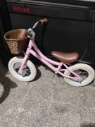 Rowerek Biegowy ELSWICK DAISY koła 12" koszyk białe opony 2-4 lata