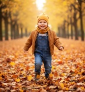 Komplet dziecko uni jesień zima nowy ginger czapka+komin hand made 48 - 52