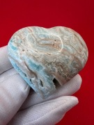 Piękny polerowany, niebieski ARAGONIT - 78,9 g