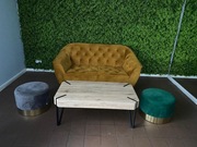 Ława dąb industrialny stolik