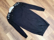 Czarna sukienka koronka 34/36