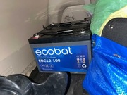 2 x Akumulatory AGM Ecobat EDC12-100 - pojemność 110Ah (kamper, łódź)