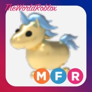 Roblox Adopt Me Golden Unicorn MFR
