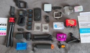 GoPro Hero 13 - bogaty zestaw - media mod, 5  akumulatorów, filtry ND