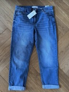Reserved 40 42 jeansy dżinsy spodnie niebieskie boyfriend slim
