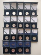 Wyklęci przez komunistów żołnierze niezłomni , seria 19 monet