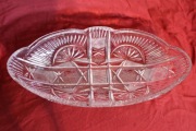 Półmisek kryształowy PRL -stan idealny