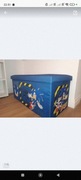 Pojemna solidna skrzynia/ siedzisko Sonic do przechowywania z przegródkami