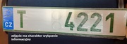 Ważne originalne czeskie tablice komisowe - zajazdowe (przekładalne)