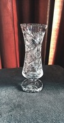 Wazon mały stylowy z czeskiego kryształu