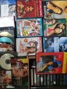 Duży zestaw płyt DVD i kaset