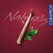 Curaprox CS Wood – Szwajcarska Szczoteczka do Zębów Ultra Soft bordeaux