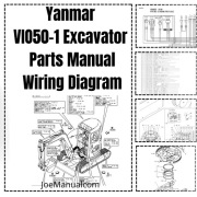 Yanmar VIO50-1 Excavator Parts Manual Katalog części, schemat elektryczny