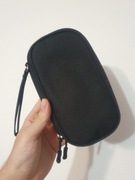 Etui saszetka pokrowiec na elektronikę dyski kable czarny dwie komory