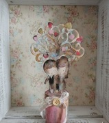Artystyczny Upcycling – Figurka "Drzewo Miłości"  walentynki