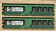 Pamięć Kingston DDR2 2x512MB 667MHz PC5300