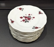 Talerzyki deserowe porcelana Karolina PRL 12 szt