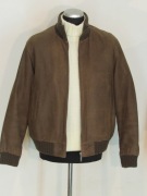 KURTKA SKÓRZANA MĘSKA ORG. TRAPPER