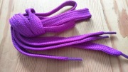 Sznurowadła płaskie długości 90 cm kolor fioletowy