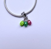 Charms zawieszka lampki Stranger Things demogorgon srebro 925