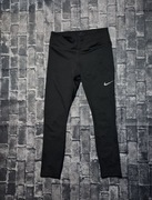 NIKE DRI-FIT SPODNIE LEGGINSY DAMSKIE 7/8 SPORTOWE TRENING SIŁOWNIA FITNESS