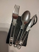 Sztućce survival składane wojskowe mon przetrwanie 