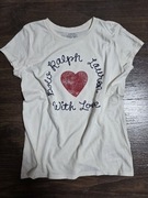 Bluzeczka Polo Ralph Lauren XS 160 ecru haft