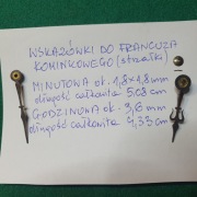 Wskazówki=strzałki do zegara francuskiego