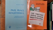 Krystyna Wójcik Piszę pracę magisterską + druga książka 