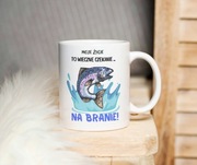 Kubek prezent wędkarz dla wędkarza ryby wędka 