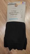 Legginsy pluszowe czarne PRIMARK L/XL