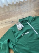 Hummel bluza sportowa treningowa 1/2 ZIP rozmiar M zielona