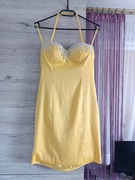 Sukienka wizytowa żółta rozm. 40