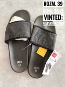 Czarne klapki damskie, rozm. 39