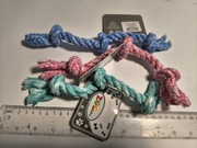 Zabawka szarpak dla psa trzy sztuki pastelowe