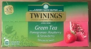 Twinings Green Tea Pomegranate Raspberry Strawberry 25 saszetek