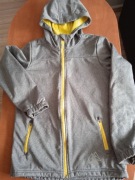 Super kurtka Crivit szaro-żółta roz 146-152 na około 10-12 lat