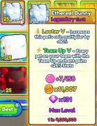 Shiny Ethereal Bunny 1/4mln Bubble Gum Simulator INFINITY